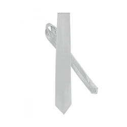 CRAVATE SATIN&Eacute;E SILVER