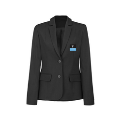 VESTE FEMME 2 BOUTONS CORTADO NOIR - VATEL